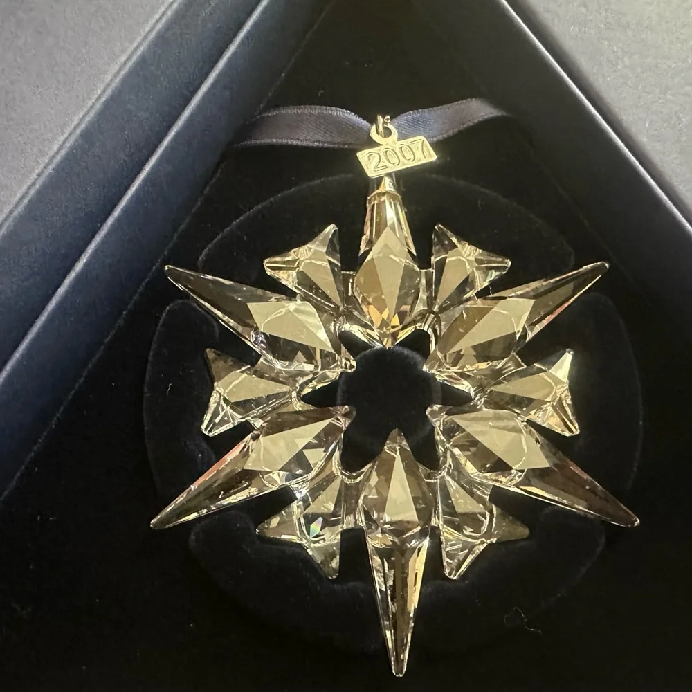 2007 Swarovski Annual Crystal Christmas Ornament
